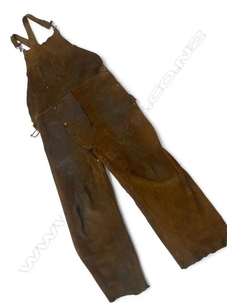 A pair of leather overalls, Image 1++